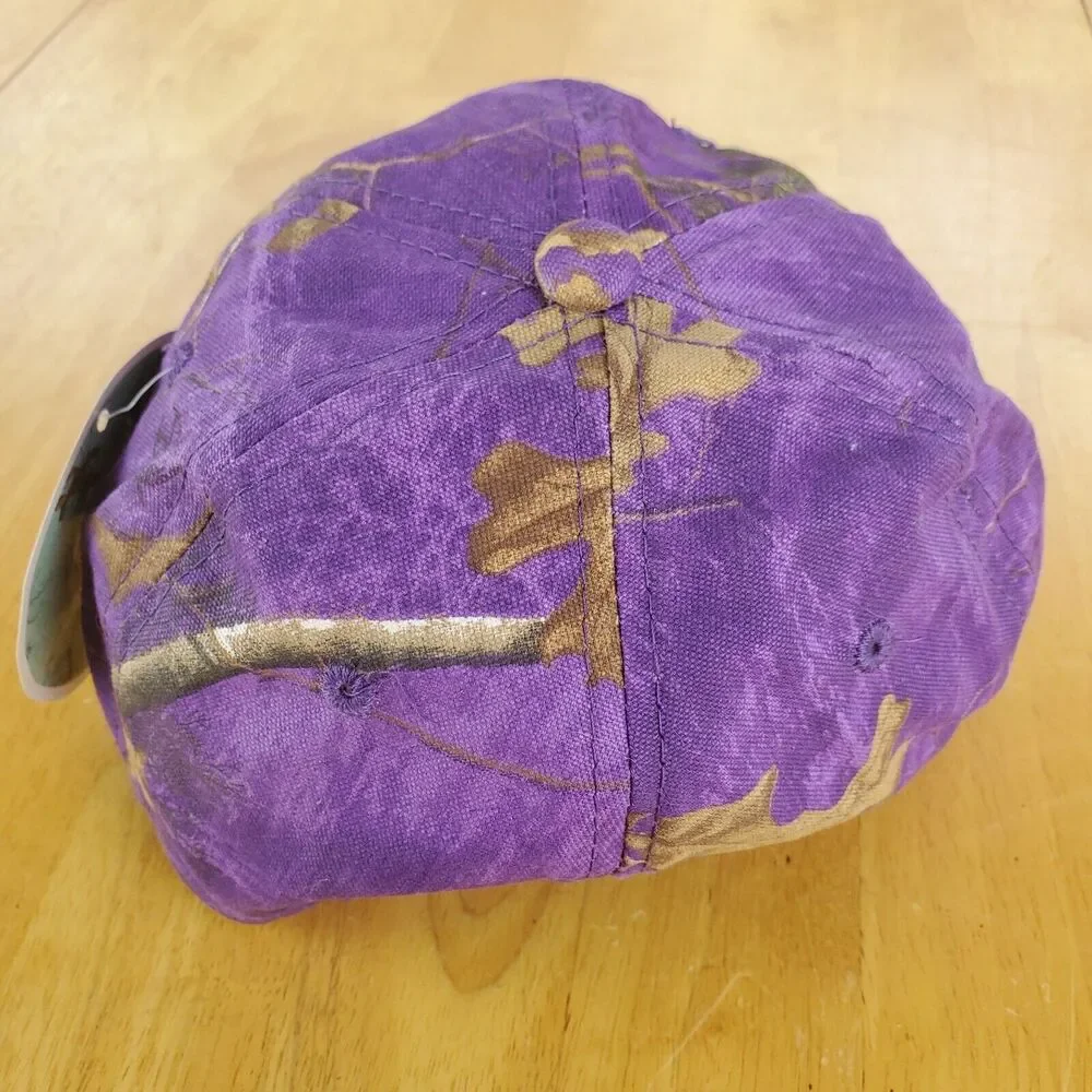 Signatures Purple Baseball Hat Cap One Size Fits Most Mossy Oak 2014 Realtree